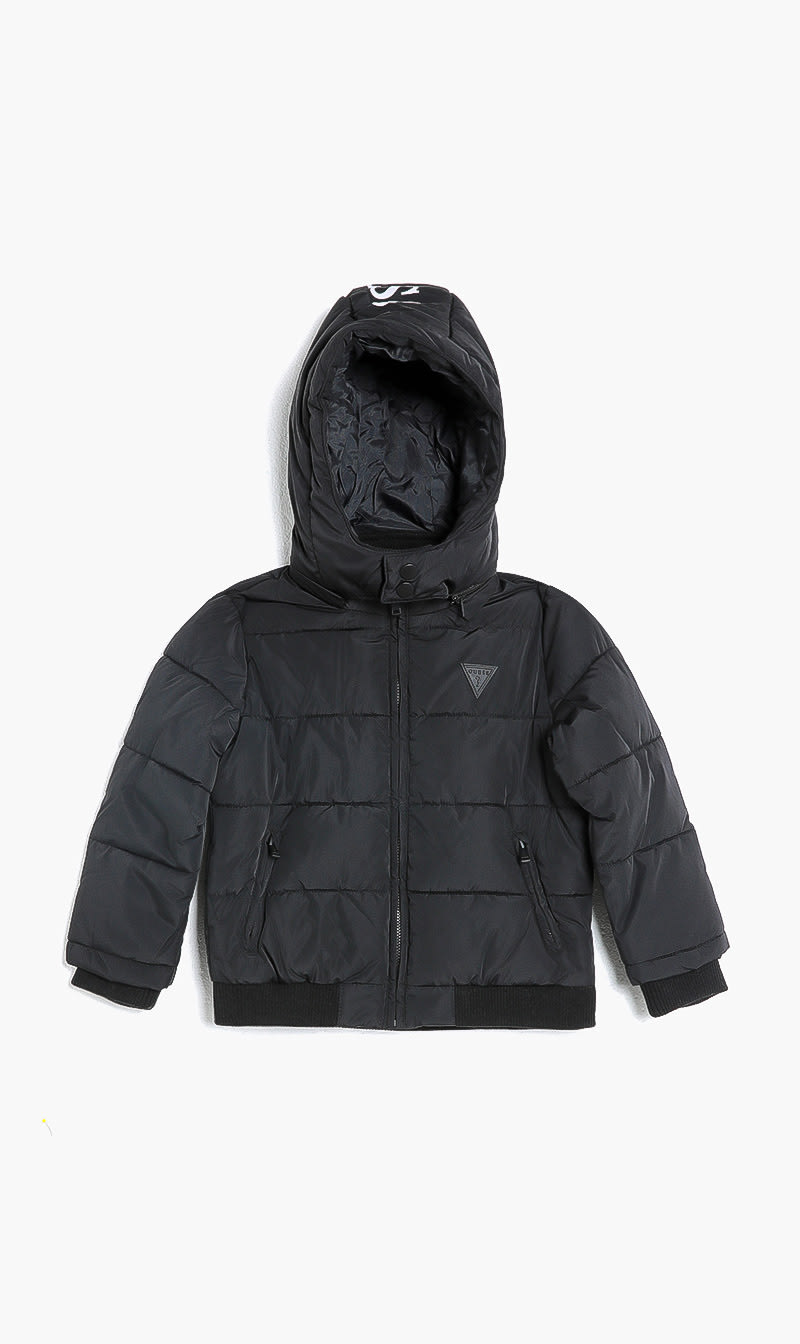 

Puffer Hooded Jacket, Black