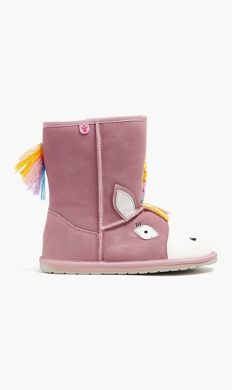 

Emu Pink Magical Unicorn Boots for Girls | The Deal Outlet