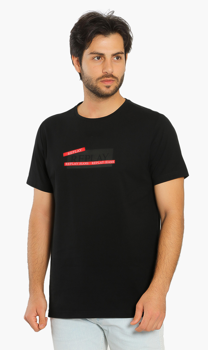

Replay Contrast Logo T-shirt