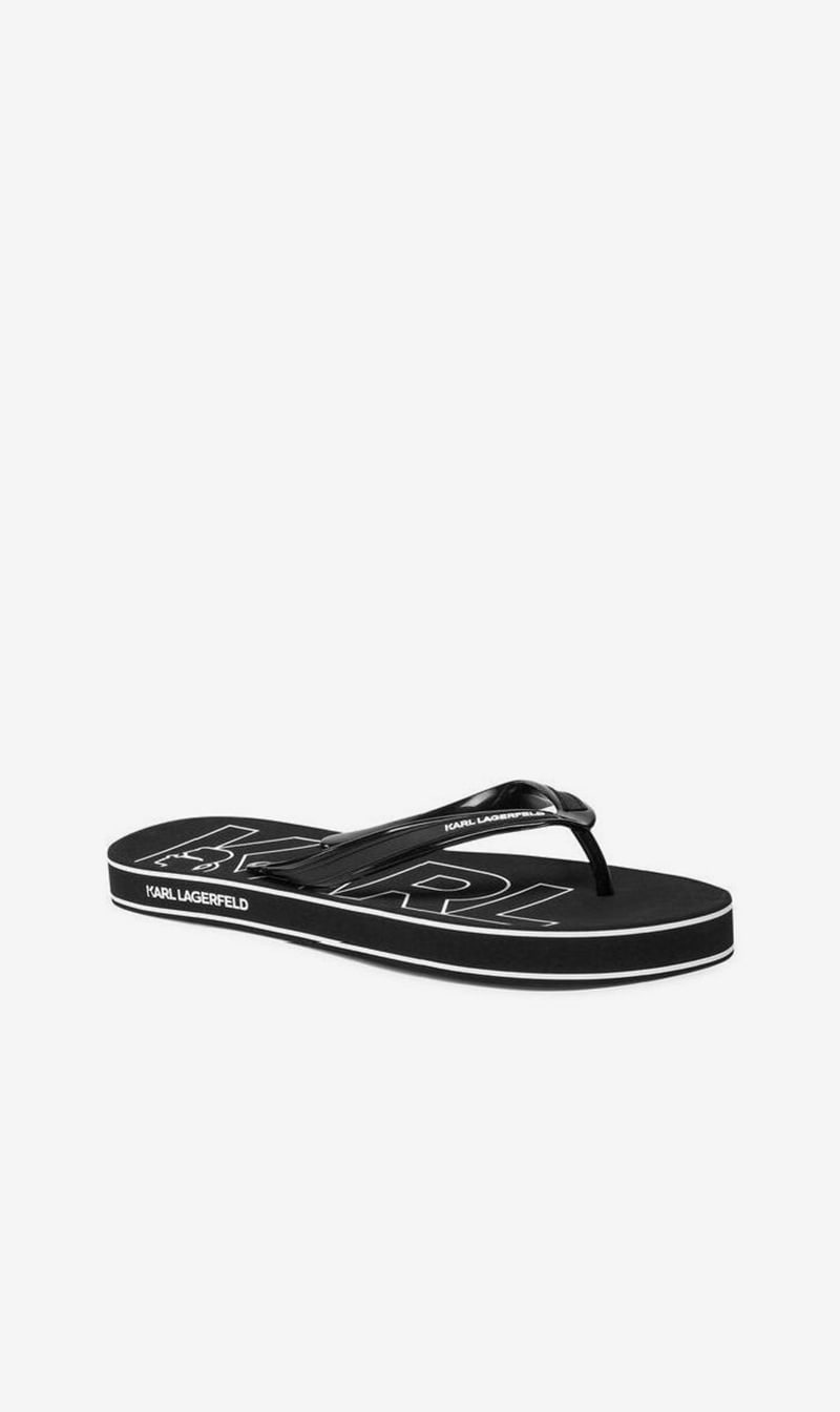 

Karl Lagerfeld Black Kosta Mns Karl Logo Thong for Men | The Deal Outlet