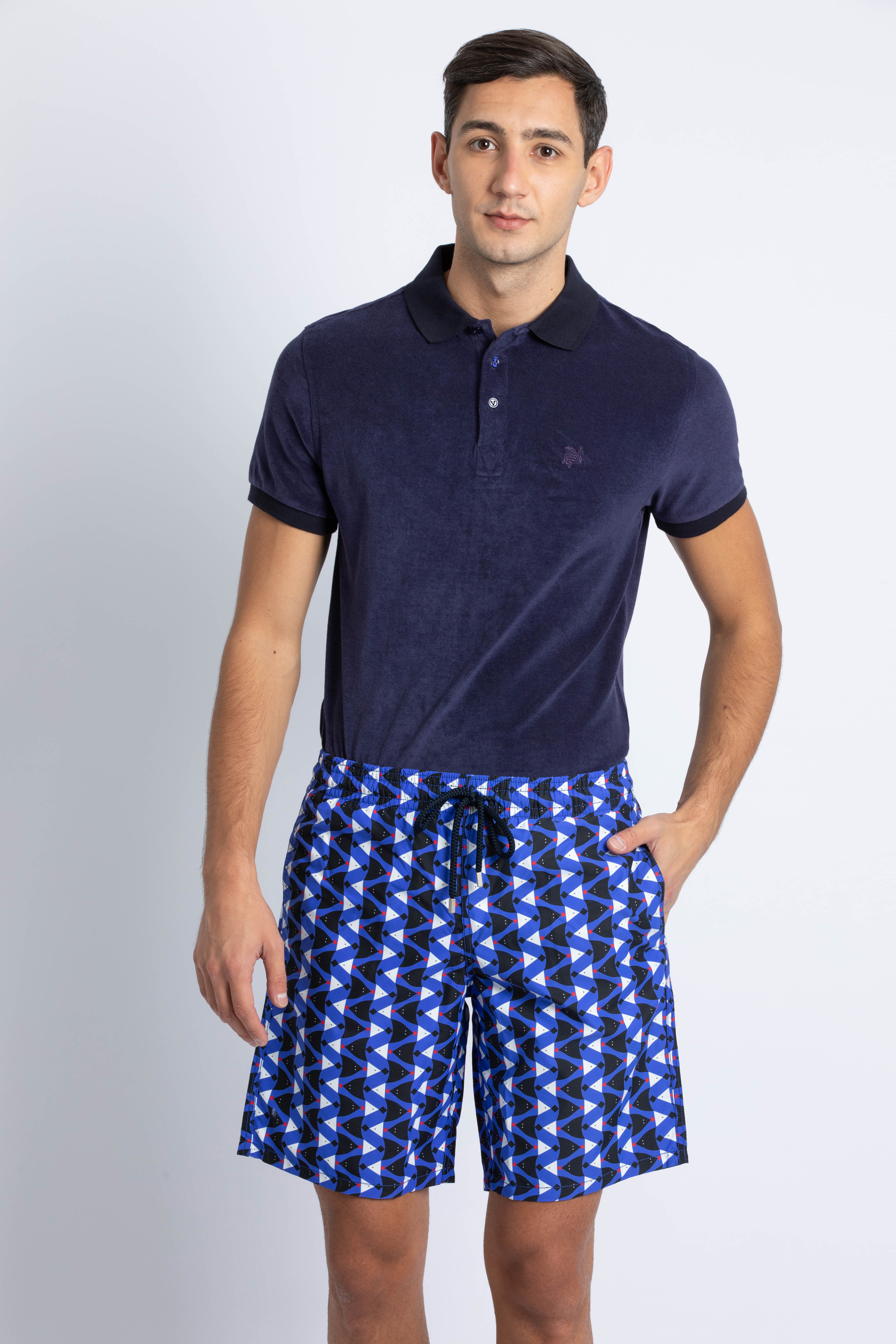 

Printed Swim Trunks, Blue