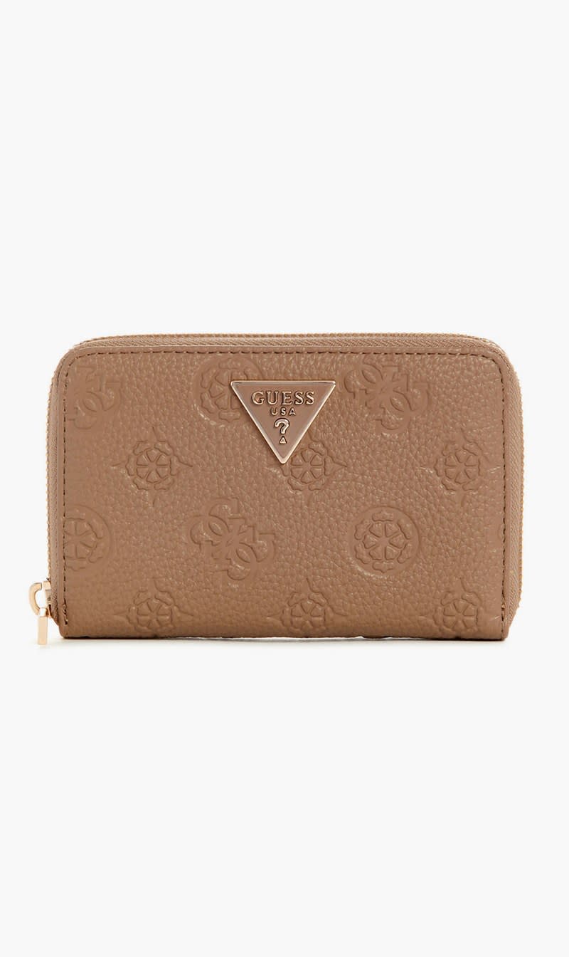 

Guess Grey Cresidia Slg Medium Zip Around for Women | The Deal Outlet