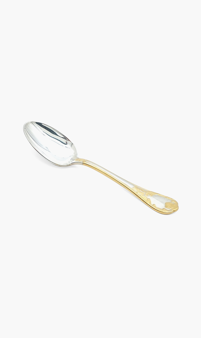 

CHRISTOFLE Marly Partial Gilded Gold Accent Espresso Spoon