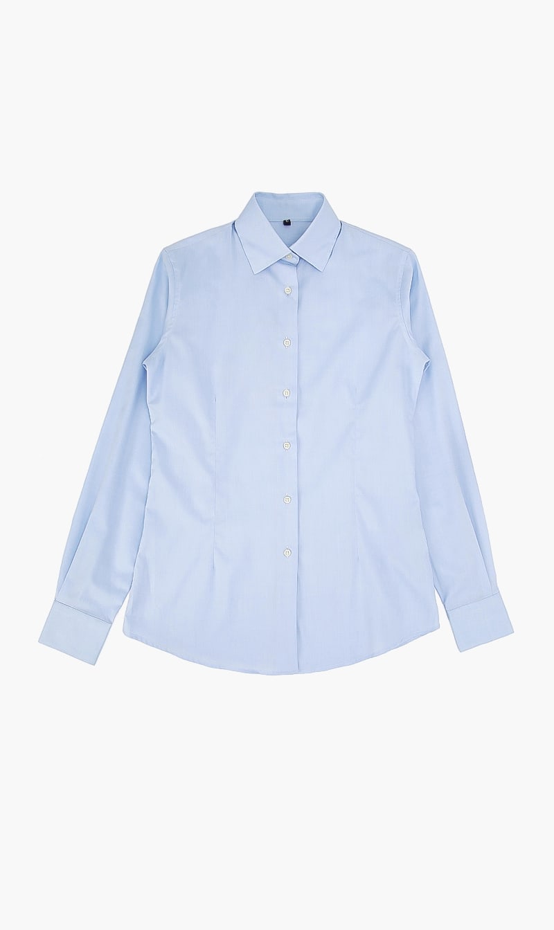 

Hackett London Blue Plain Solid Shirt for Men | The Deal Outlet