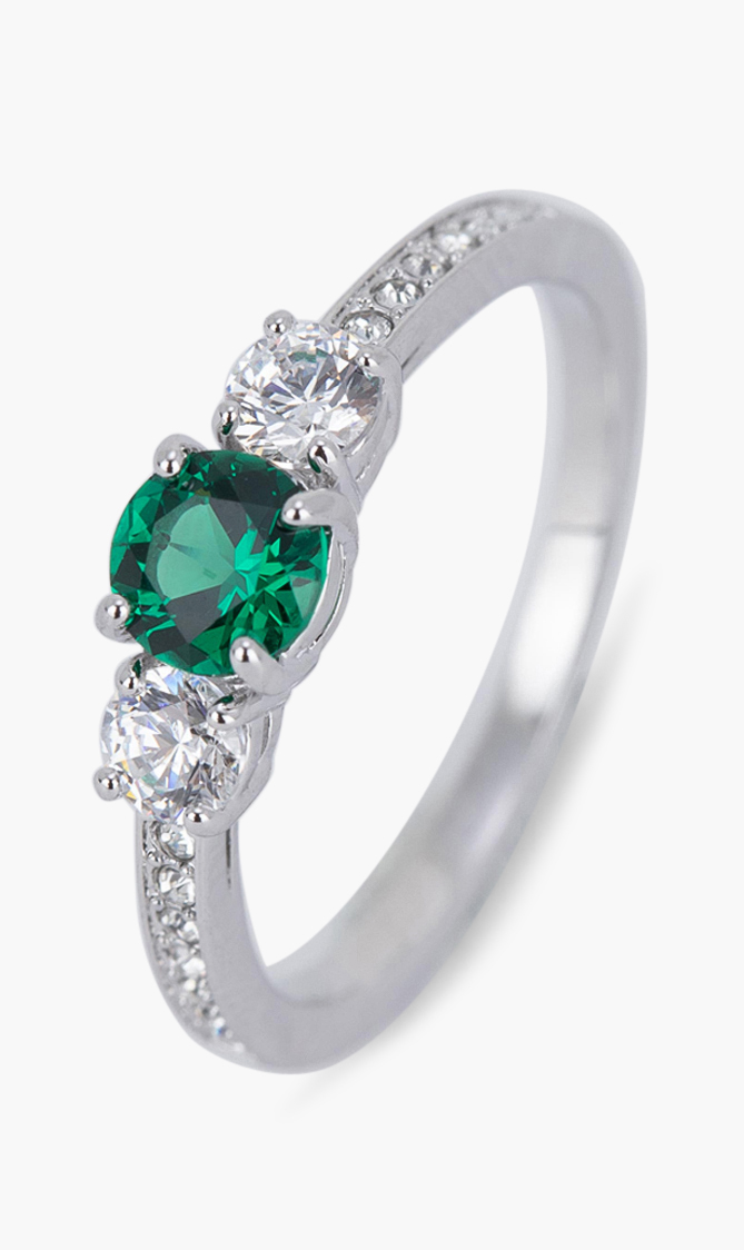 

Swarovski Attract Trilogy Ring, 55mm