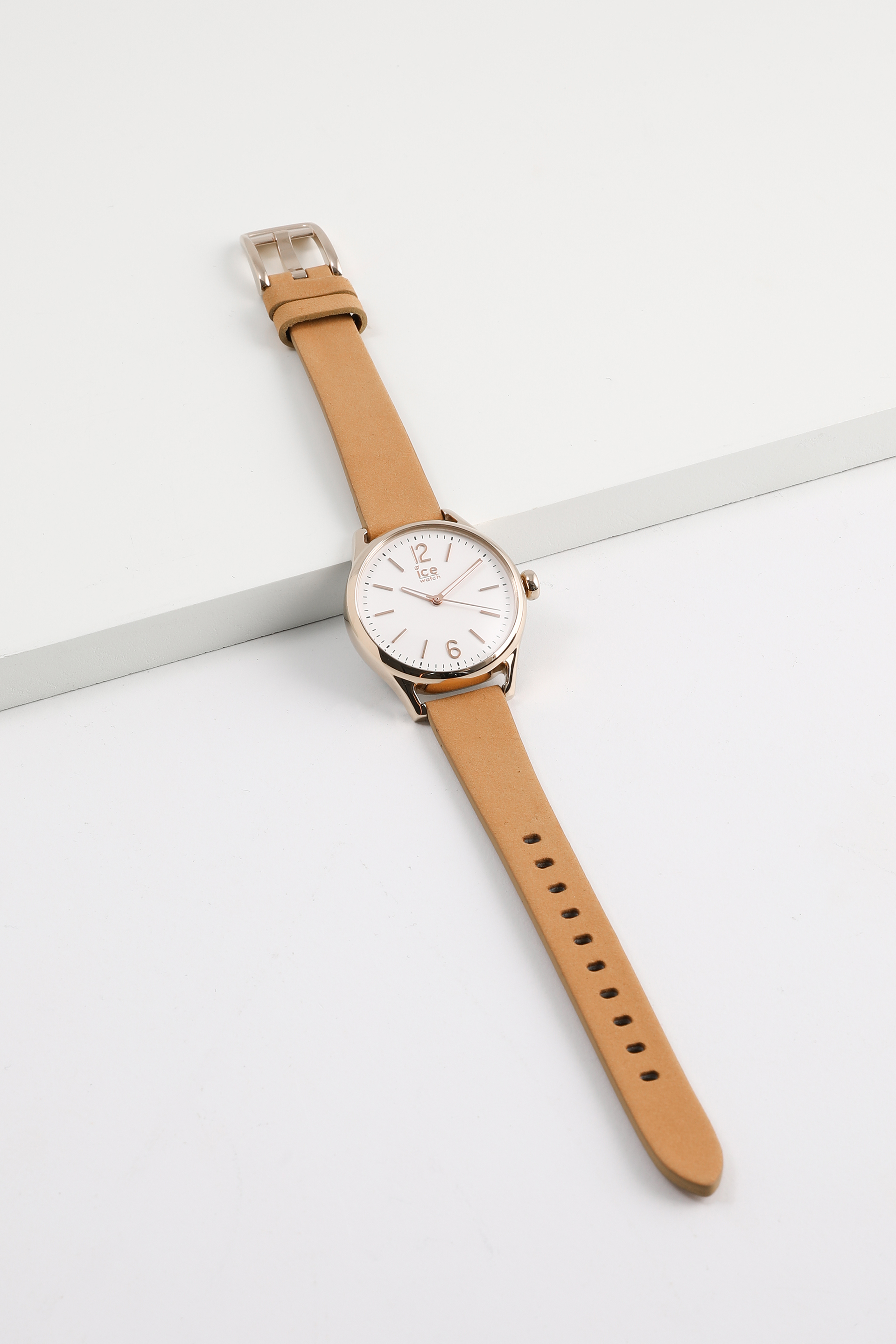 

Ice Watch Ice Time Small Leather Beige Analog Watch