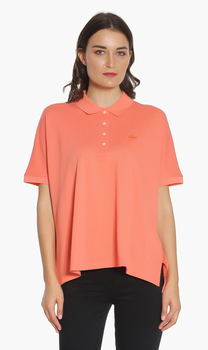 

Lacoste Relax Fit Flowing Stretch Cotton Polo Shirt