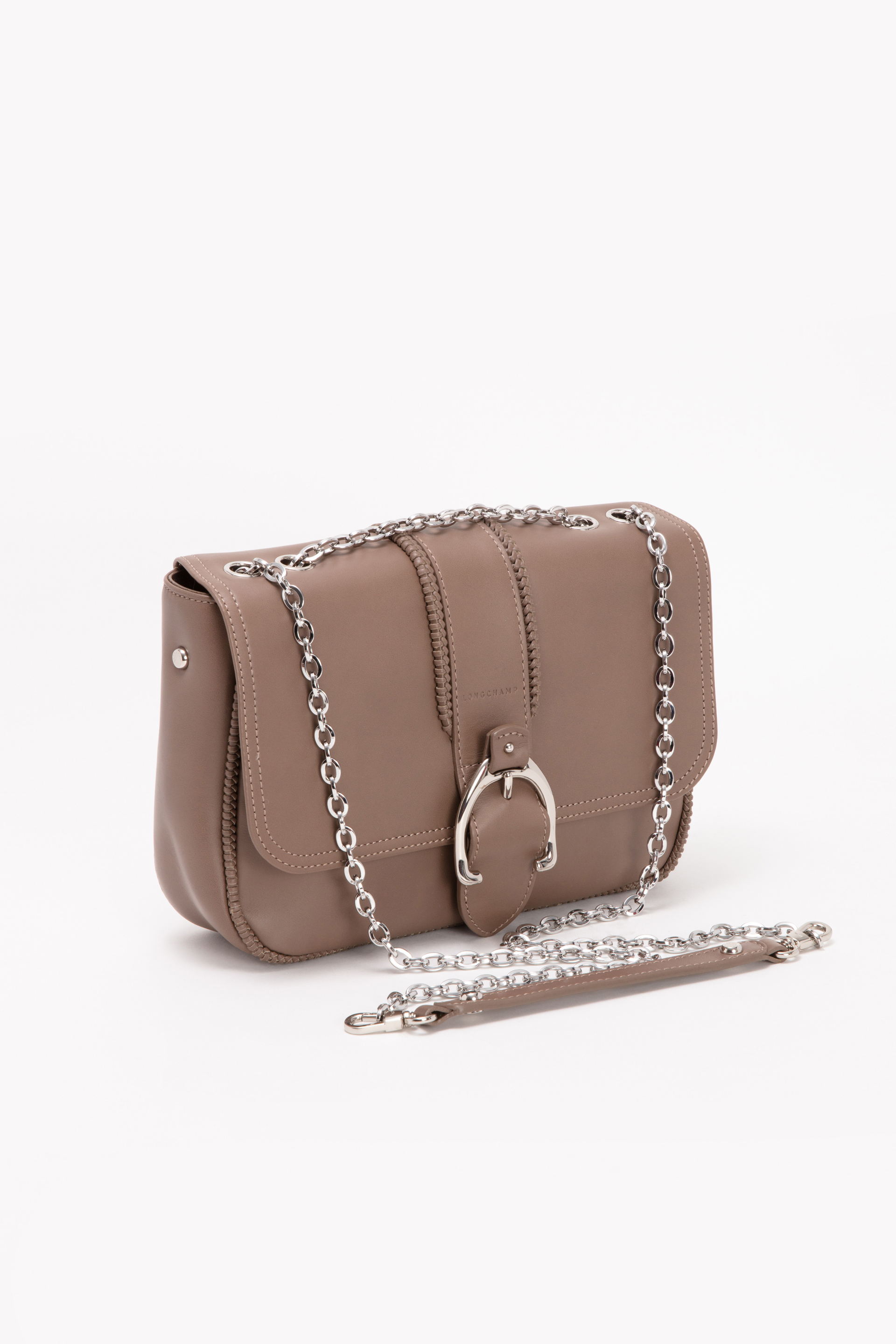 

Longchamp Leather Mini Saddle Bag