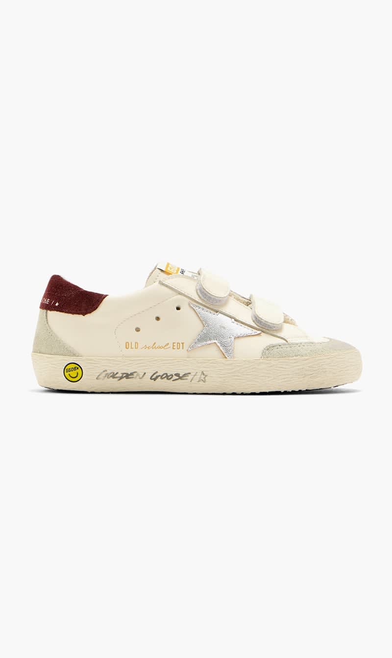 

Golden Goose Deluxe Brand White Old School Sneakers for Girls | The Deal Outlet