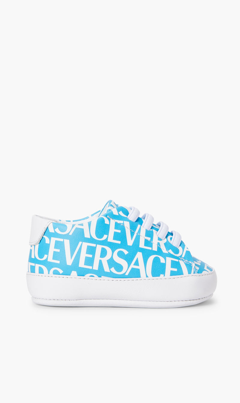

Versace Blue Sneaker Fabric+lamb Leather | The Deal Outlet