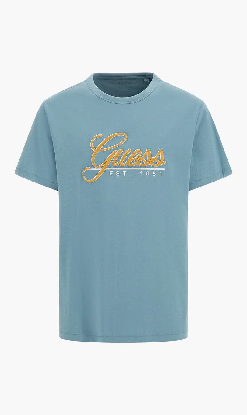 

Guess Blue 3d Embro T-shirt for Men | The Deal Outlet