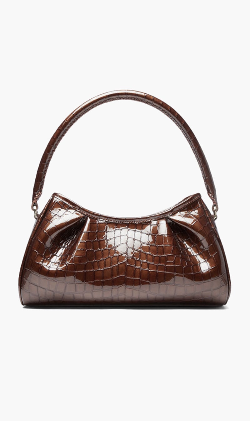 

Dimple Textured Shoulder Bag, Brown