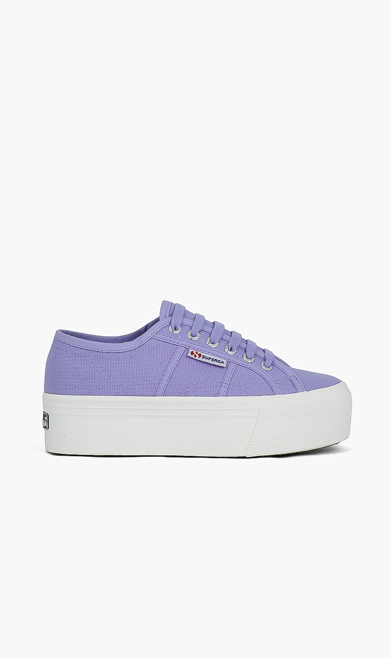 

Superga Purple Cotw Linea Platform Sneakers for Women | The Deal Outlet