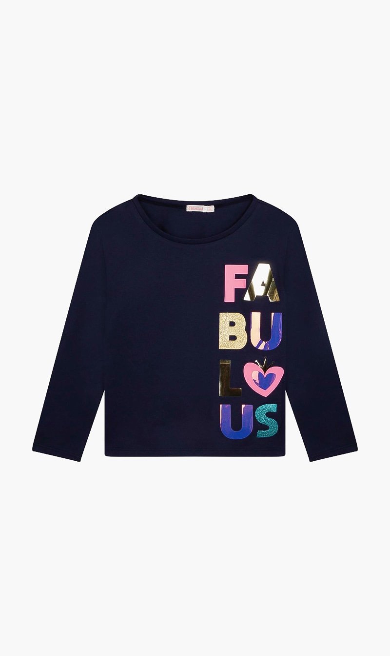 

Long Sleeves Top, Blue