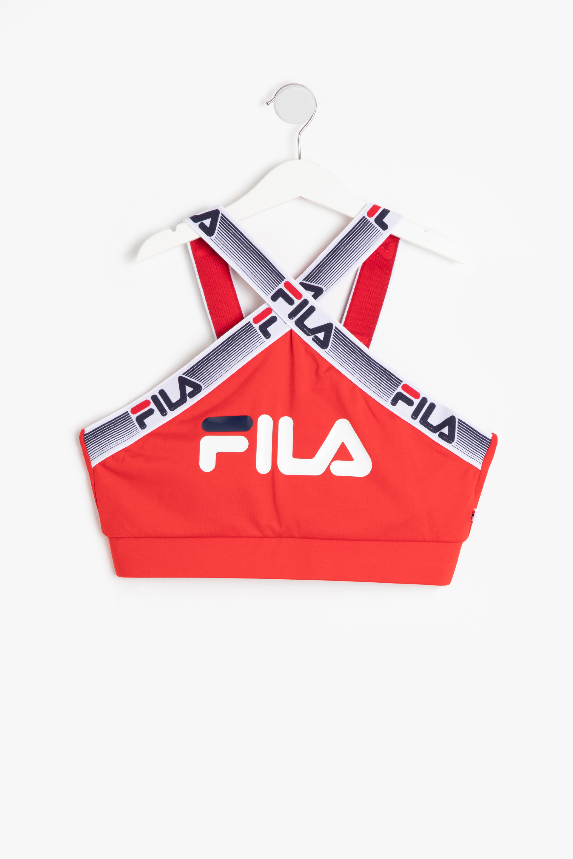 

Fila Abbey Cross Stripe Sports Bra Top