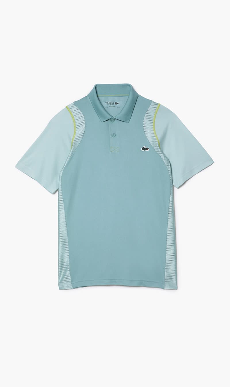 

Lacoste Green Recycled Polyester Polo Shirt for Men | The Deal Outlet