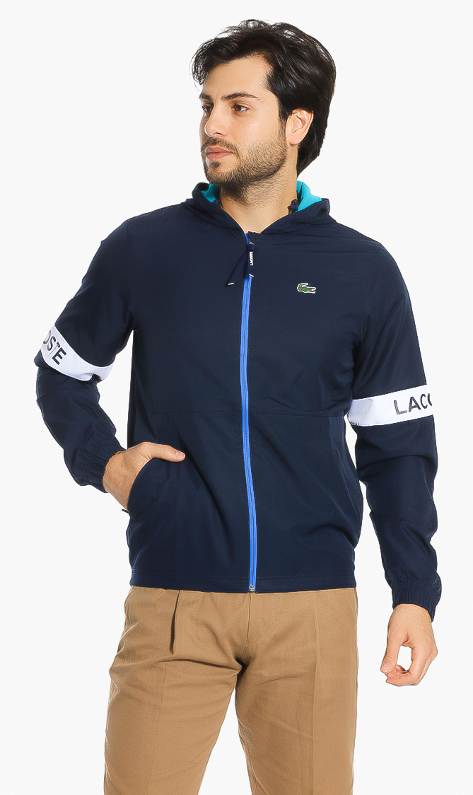 

Lacoste Sport Water-resistant Hooded Jacket
