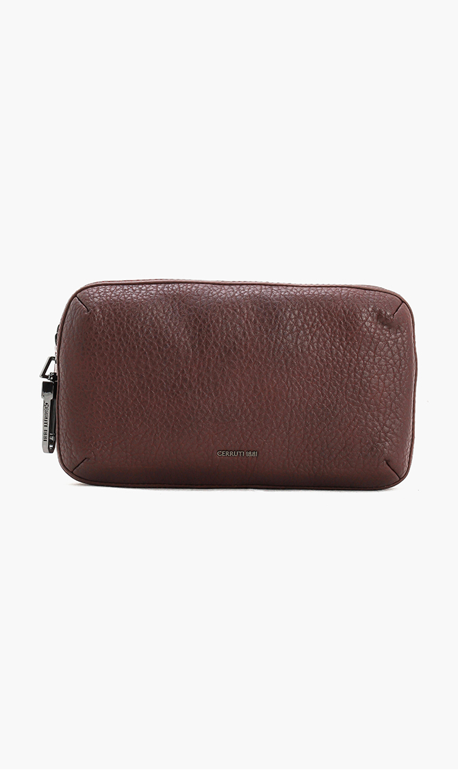 

Cerrutis Leather Clutch