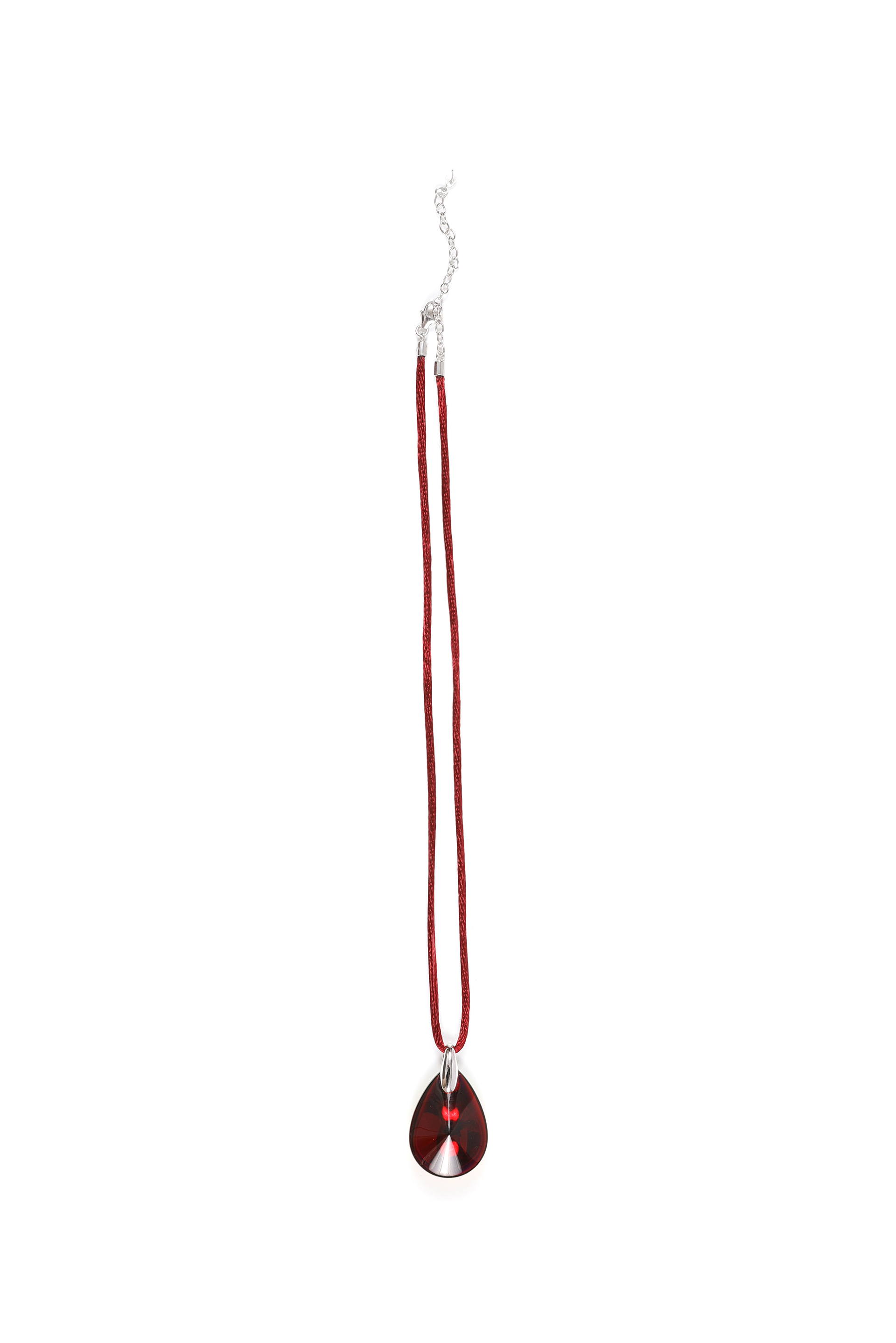 

Baccarat Iridescent Red Psydelic Necklace