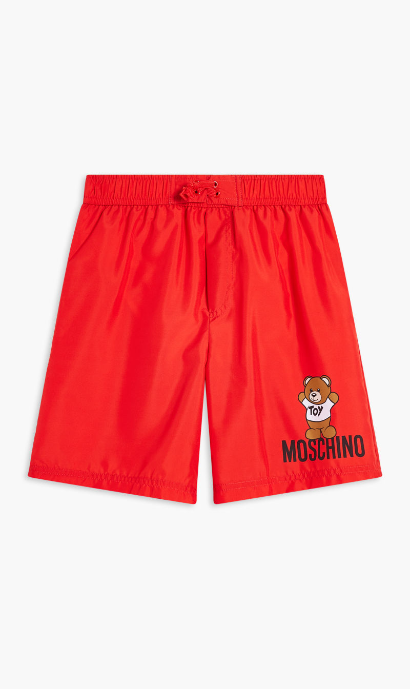 

Moschino Red Swim-trunks for Boys | The Deal Outlet