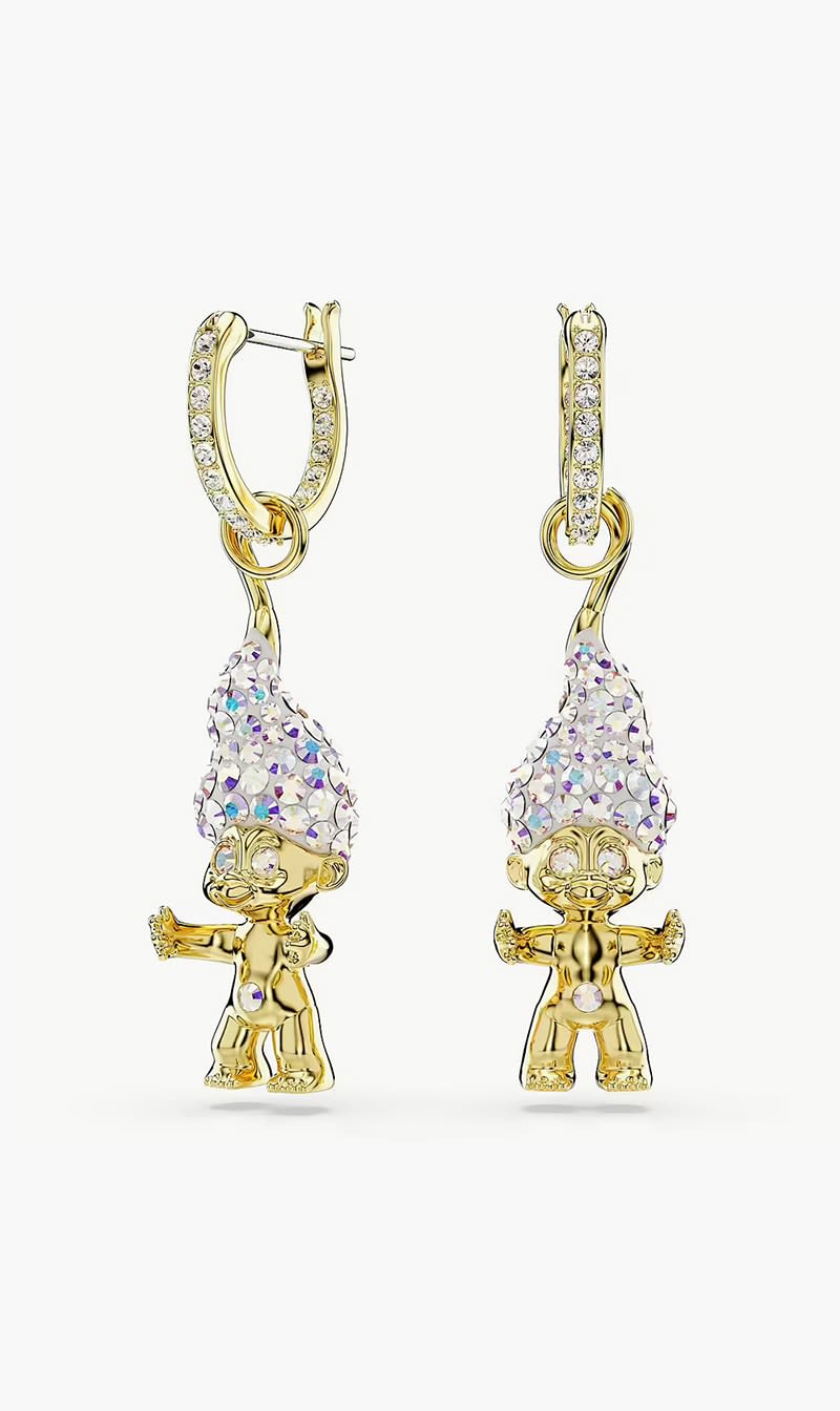 

Swarovski Multi-color Good Luck Trolls Earrings for Women | The Deal Outlet