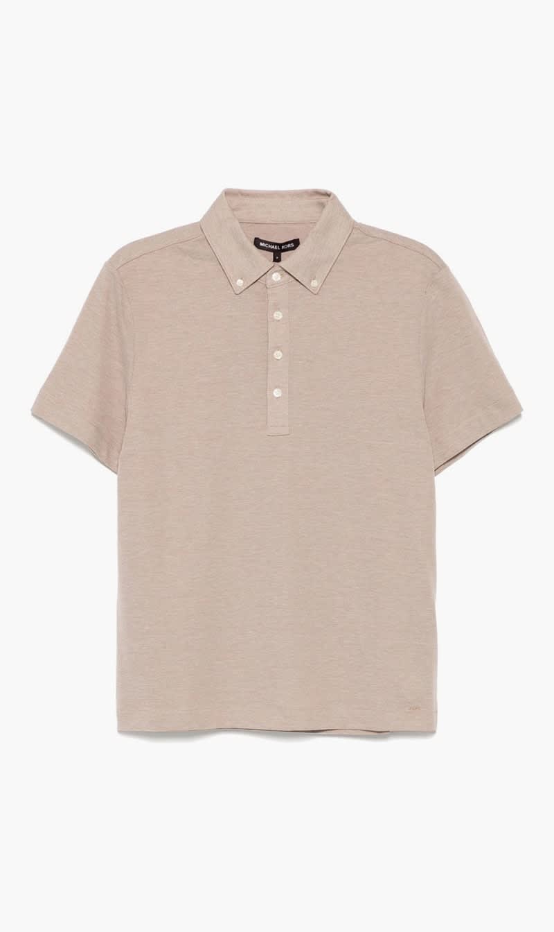 

Michael Kors Brown Cotton Blend Piqué Oxford Shirt for Men | The Deal Outlet