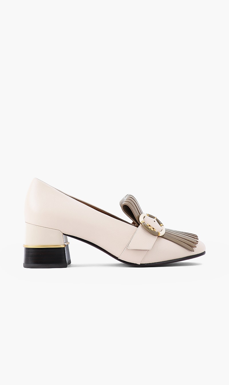 

Kiltie Heeled Sandal