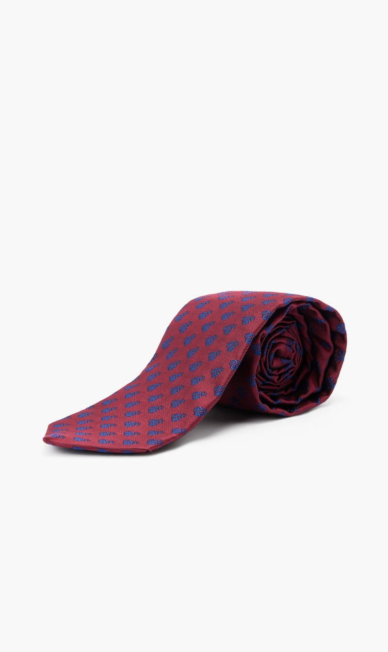 

Dual Colored Design Tie, Red