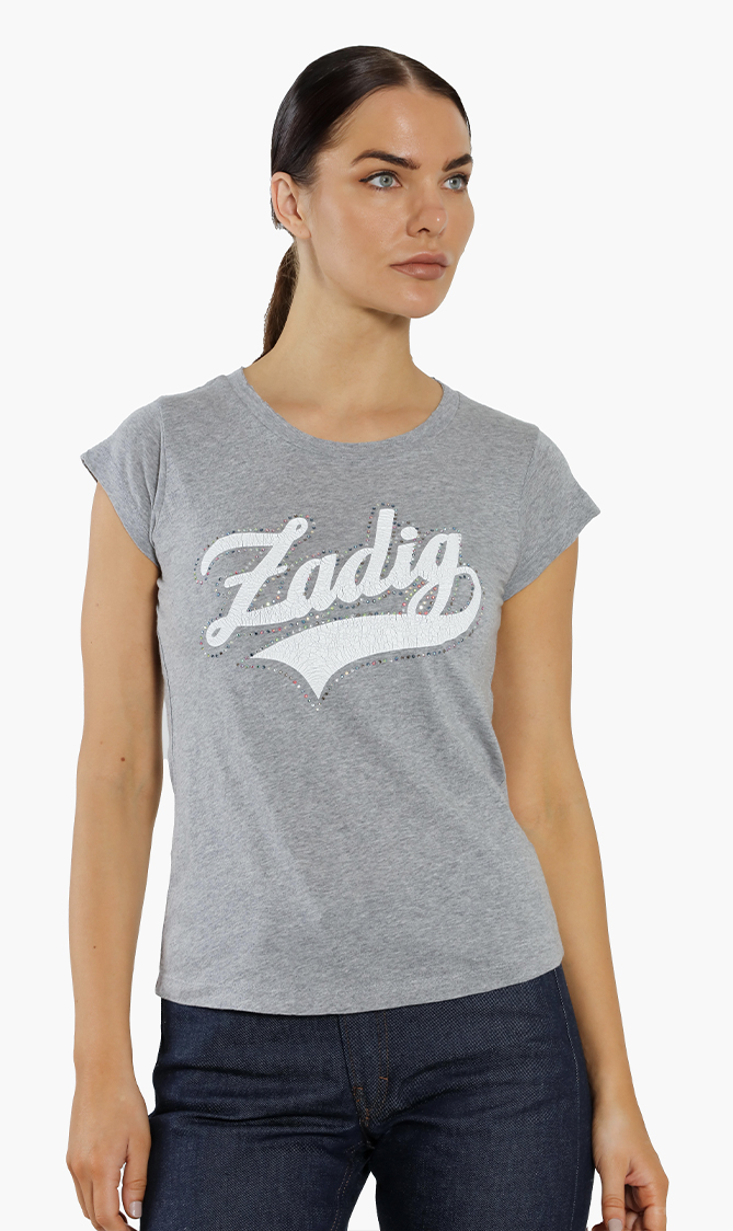 

ZADIG & VOLTAIRE Skinny Rhinestone T-shirt