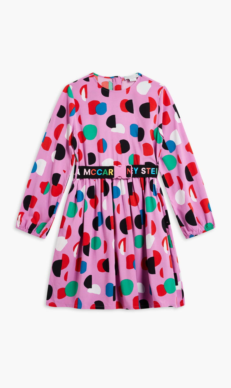 

Stella Mc Cartney White Woven Dress for Girls | The Deal Outlet