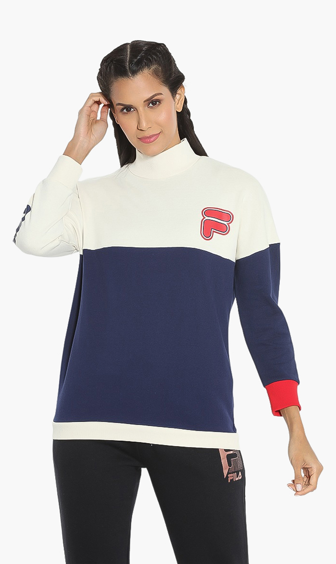 

Bethan Colour Block Sweatshirt, Blue