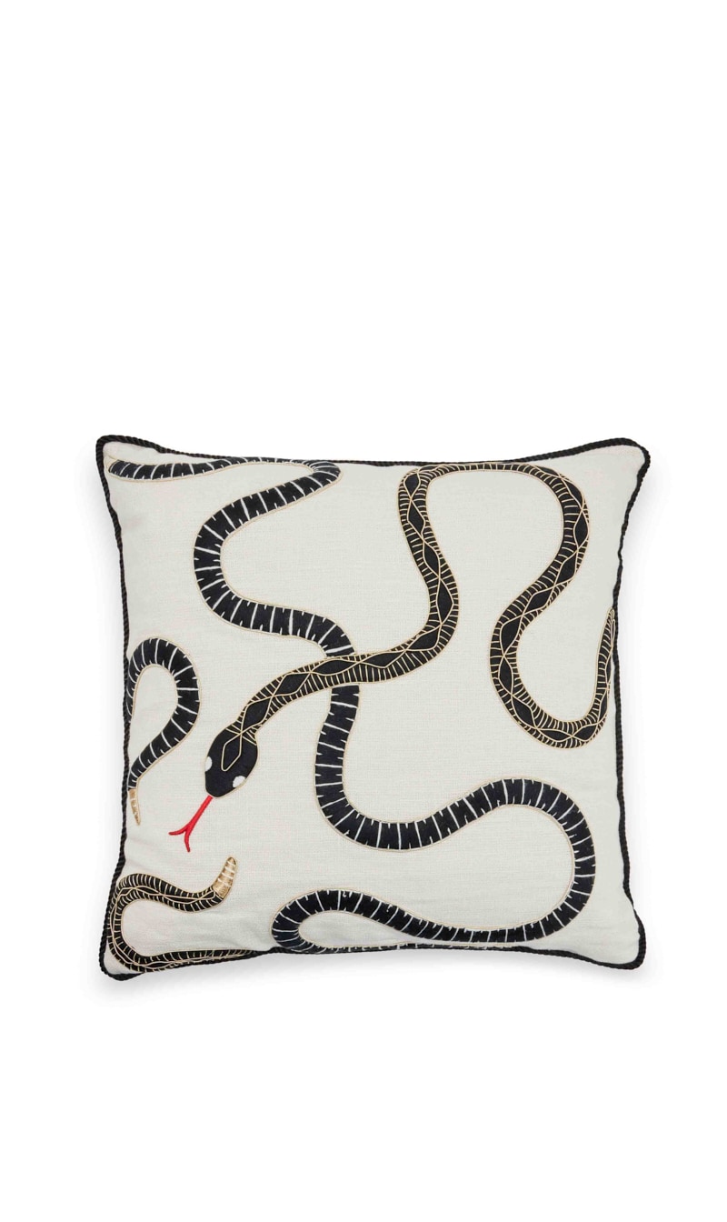 

Jonathan Adler White Eden Embroidered Pillow | The Deal Outlet