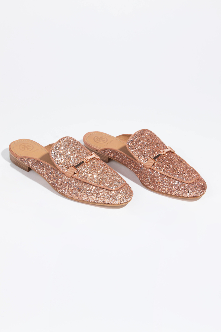

Tory Burch Amelia Glitter Mules