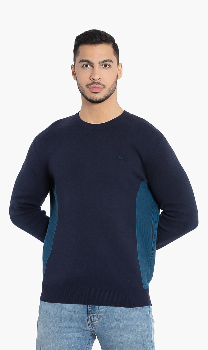 

LACOSTE Contrast Effects Knit Sweater