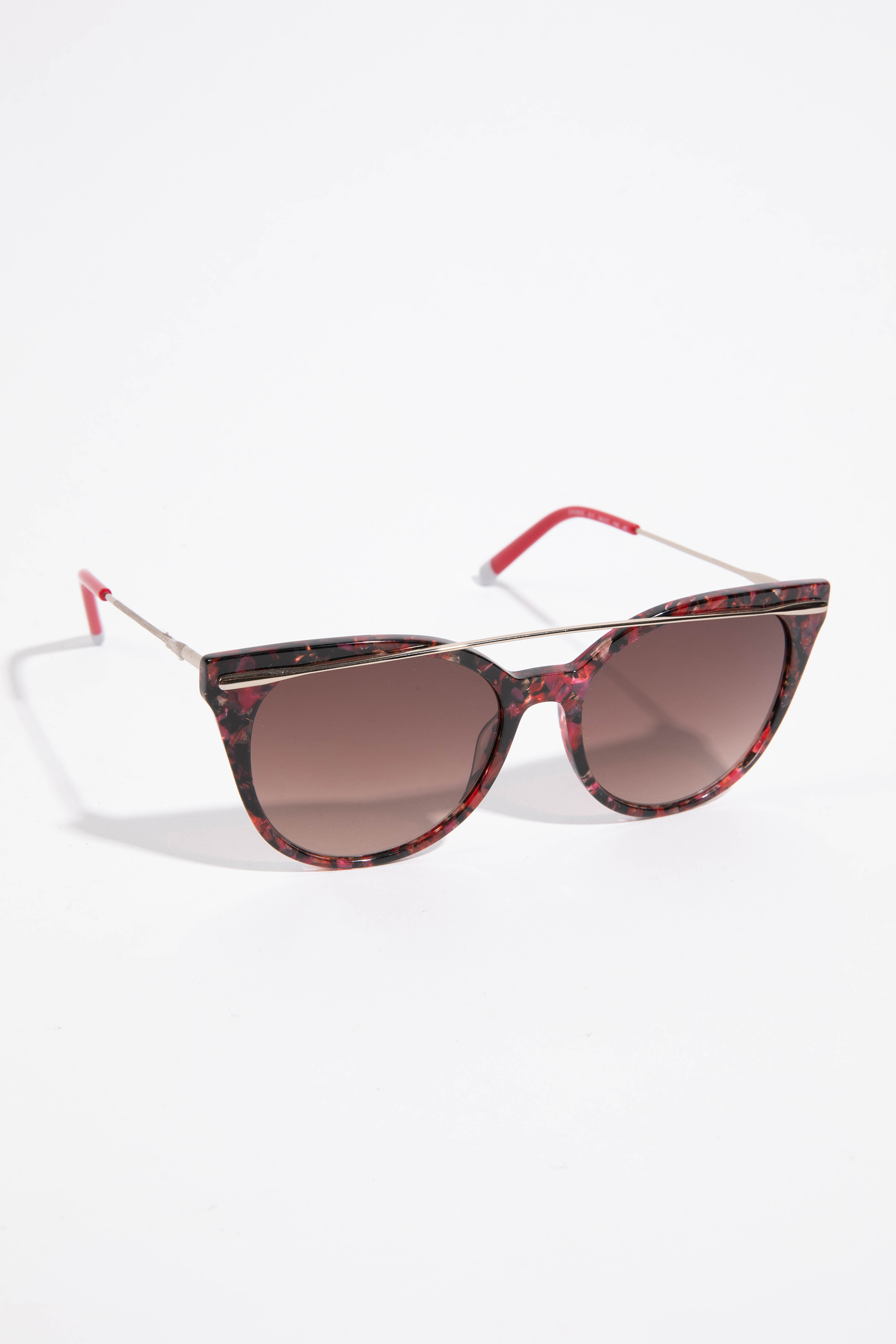 

CALVIN KLEIN Marble Round Sunglasses