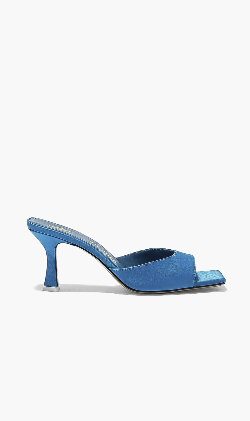

Anais Satin Mules, Green