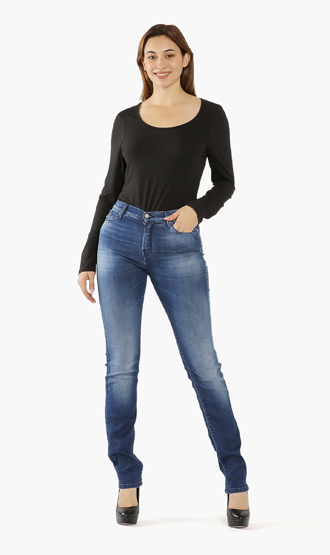 

Karl Lagerfeld Washed Stretch Fit Jeans
