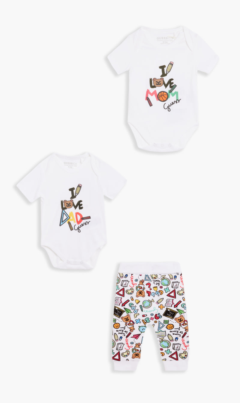 

Guess White 2 Pcs Body Pant Set | The Deal Outlet