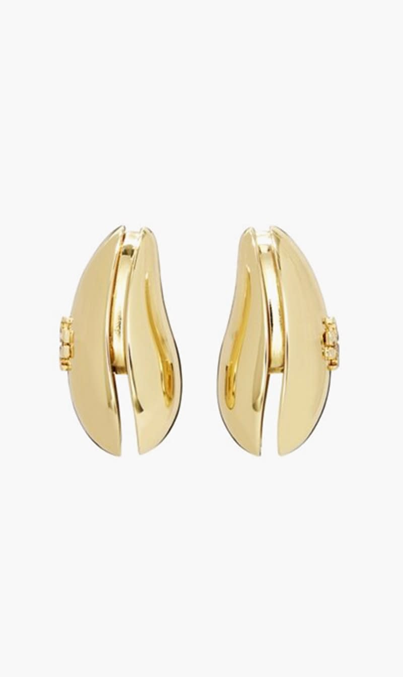 

Tory Burch Gold Small Pierced Earrings for Women | The Deal Outlet