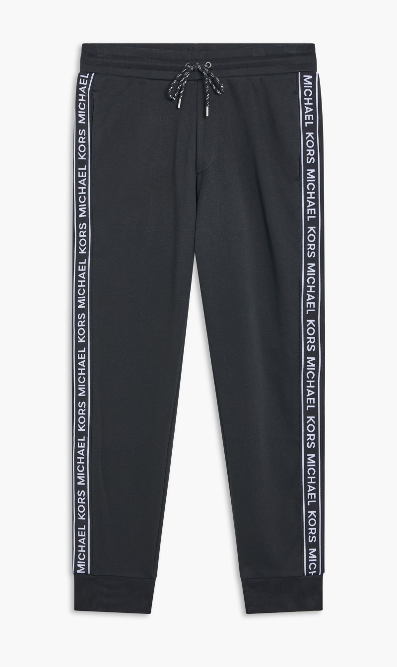 

Michael Kors Black Logo Print Cotton Blend Joggers for Men | The Deal Outlet