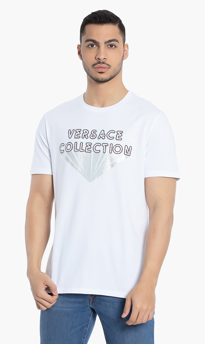 

Versace Logo Graphic Print T-shirt