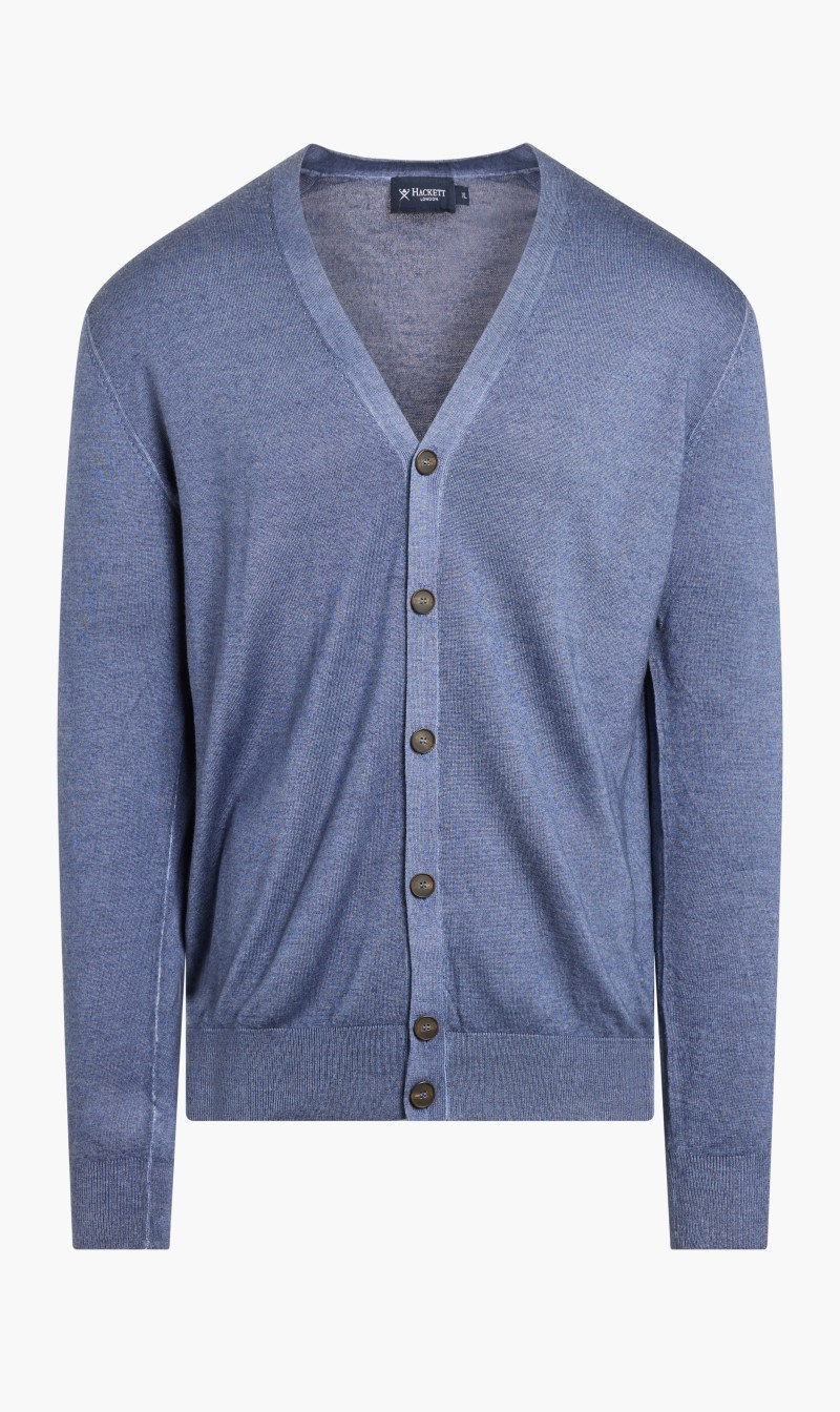 

Hackett London Blue Cardigan for Men | The Deal Outlet