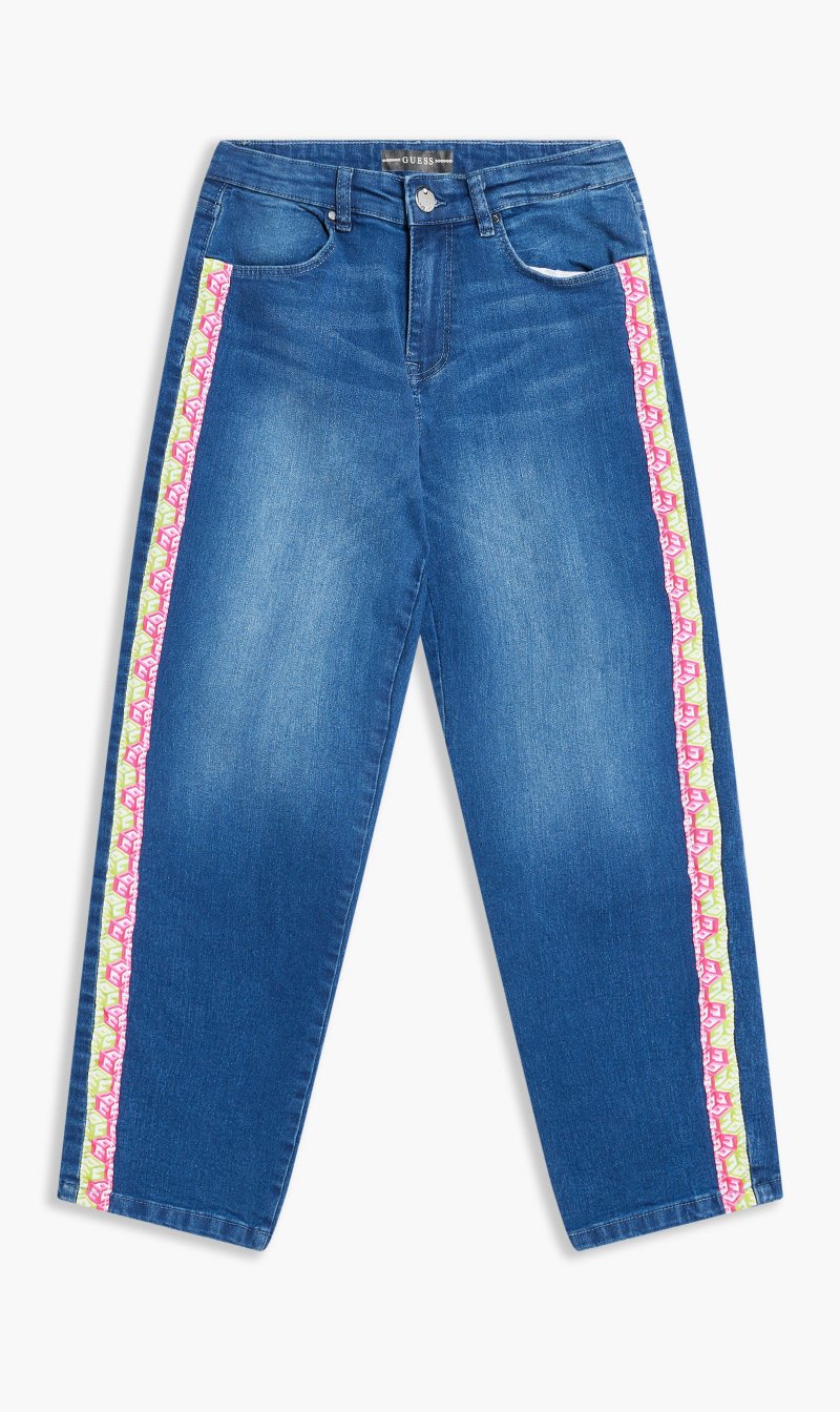 

Guess Multi-color Denim Straight Pants - Super Stretch Denim_935 Oz for Kids | The Deal Outlet