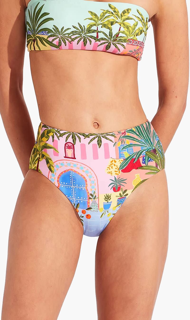 Seafolly Multi-color On Vacation High Waisted Pant for Women