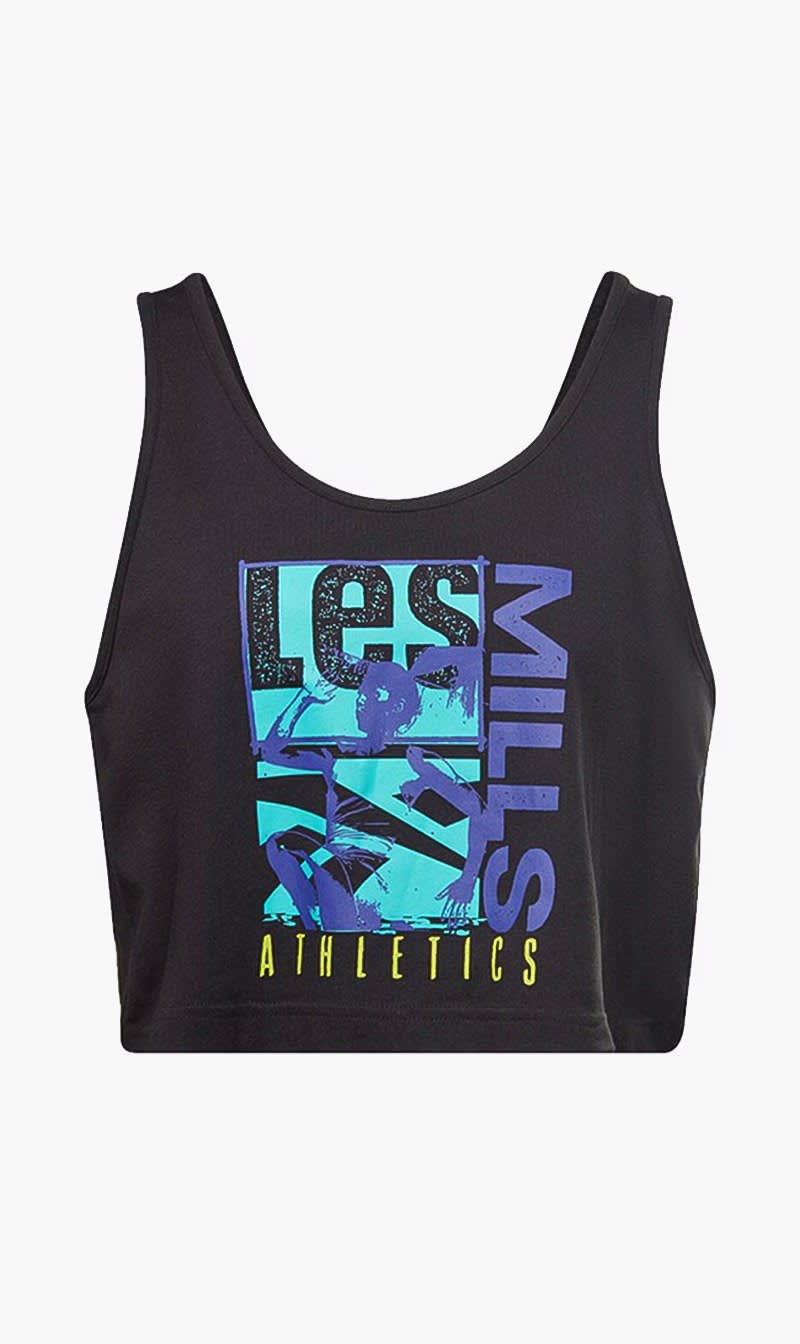 Reebok Black Les Mills Graphic Tank Top for Women