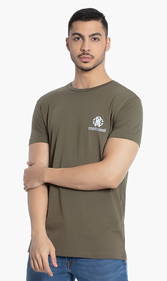 

Roberto Cavalli Embroidered Logo T-shirt