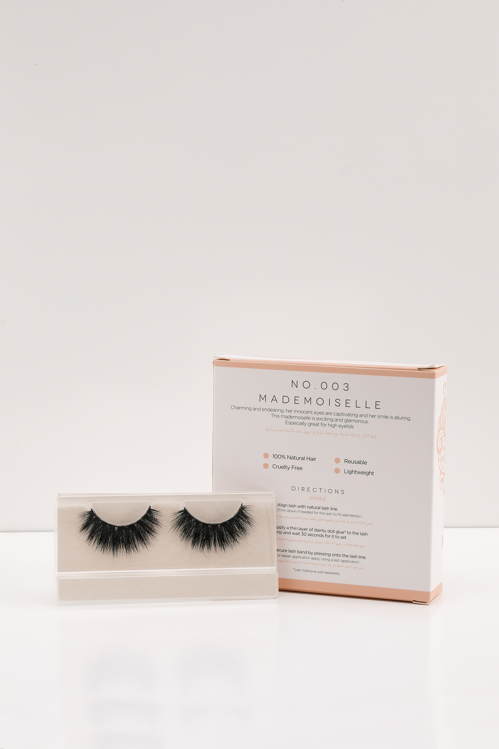 

Dainty Doll Mademoiselle Cruelty Free Mink Eyelashes, No. 003