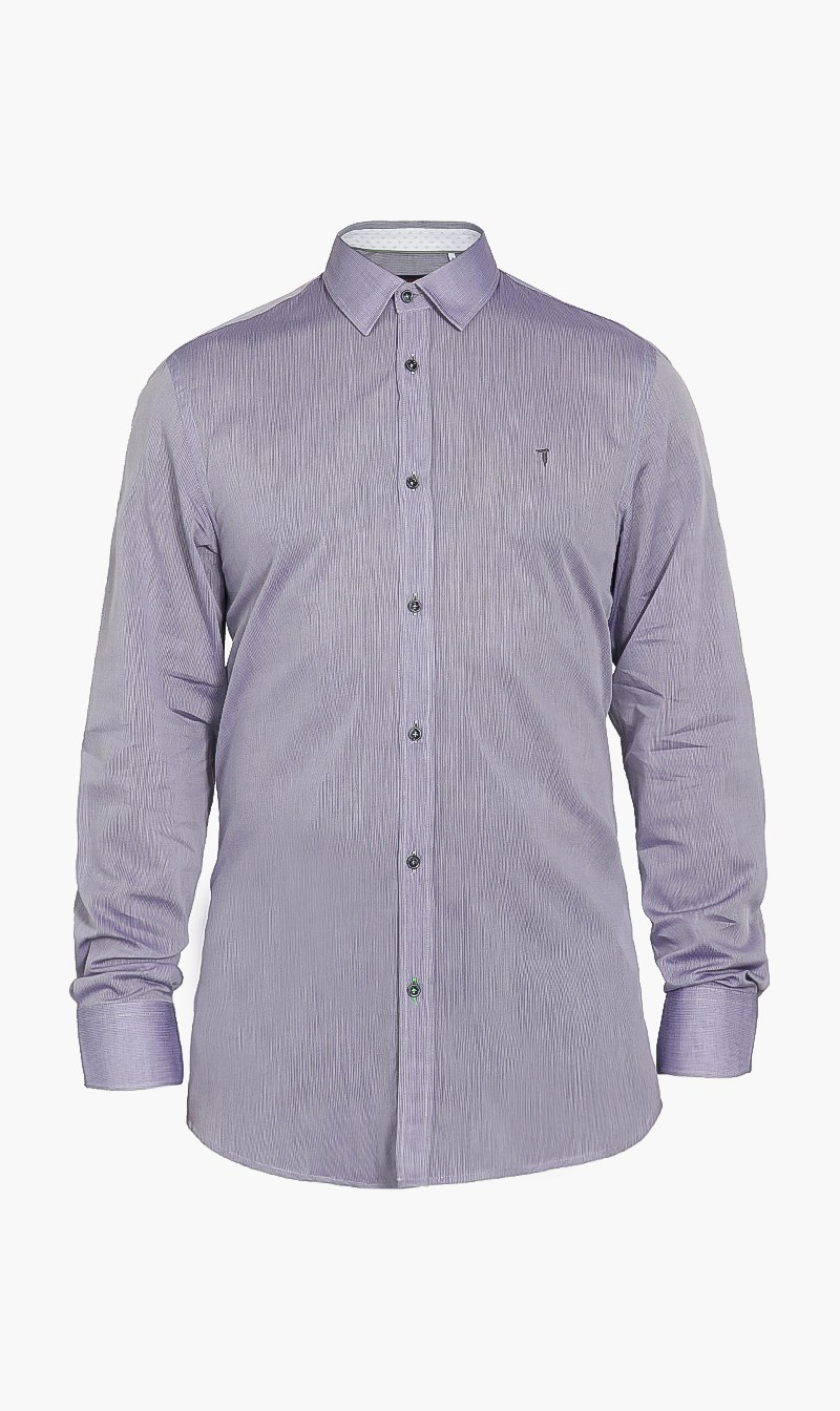 

Weaving Striped Shirt, Pink