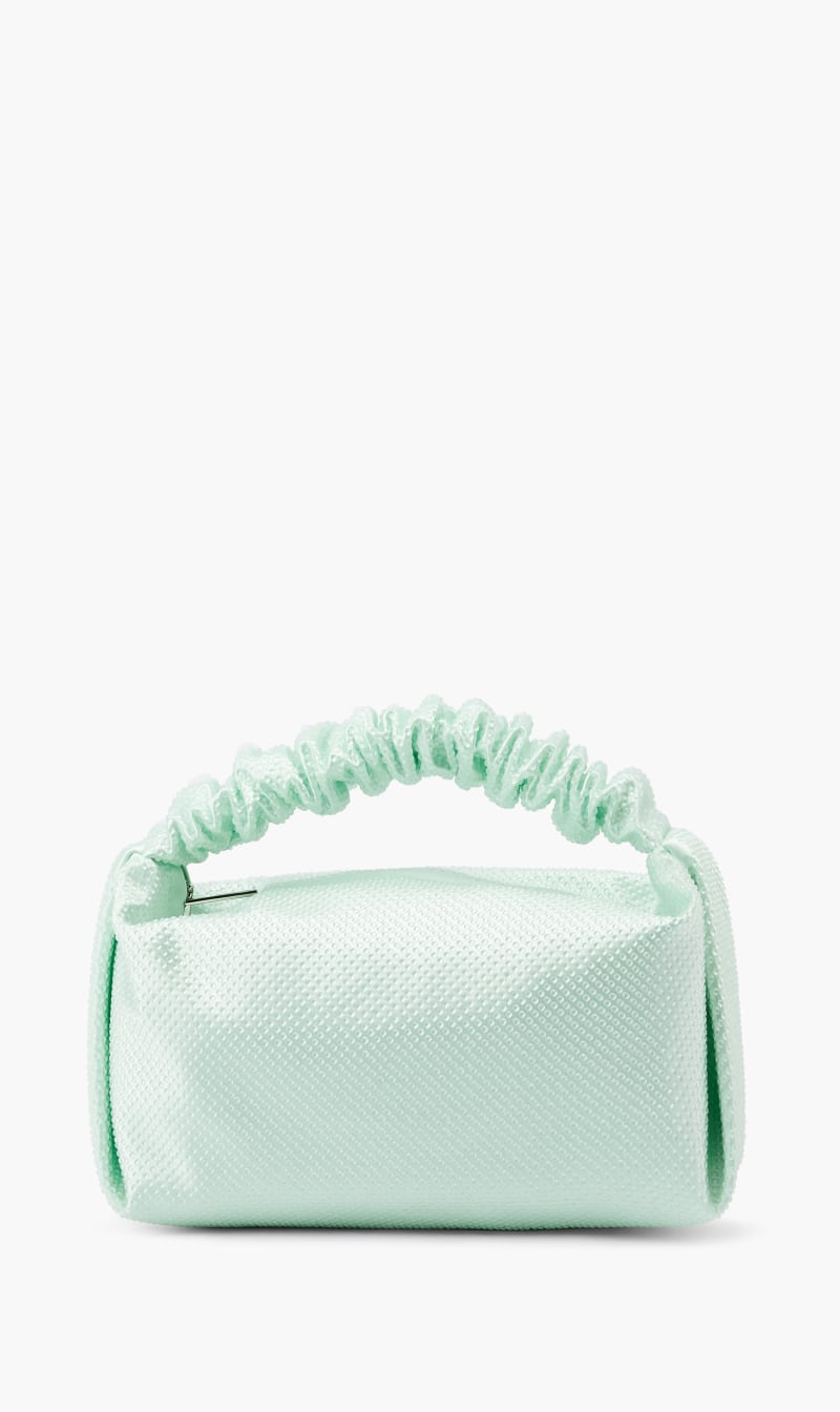 

Alexander Wang Green Scrunchie Mini Bag for Women | The Deal Outlet
