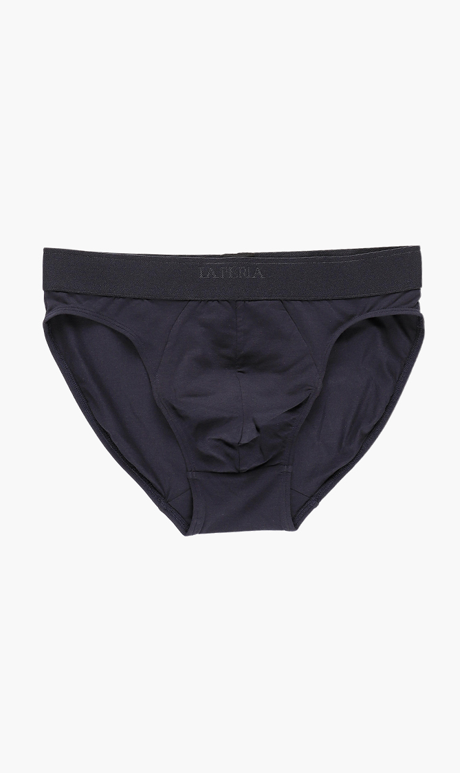 

Plain Cotton Briefs, Blue